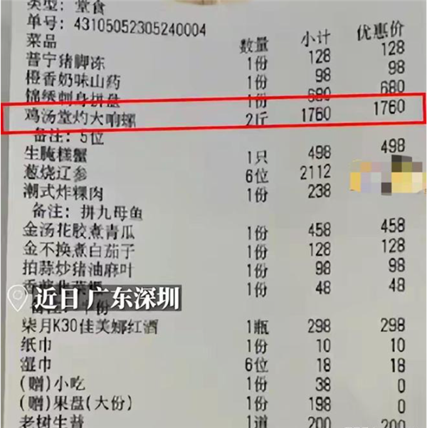 女子捧场朋友店被提前点7472元餐!网友:这朋友不要也罢